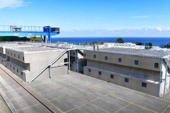 월성 원전 사용후핵연료 임시저장시설(맥스터). 한국수력원자력