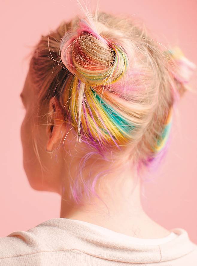 샴푸도 하고, 염색도 하고! 일석이조란 말씀!