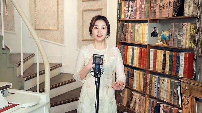 CJ올리브네트웍스 산하 AI연구소가 만든 노래 부르는 가상인간 ‘리원’. [유튜브 ‘CJ올리브네트웍스’ 공식채널]