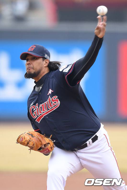 롯데 자이언츠 시절 펠릭스 듀브론트 / OSEN DB