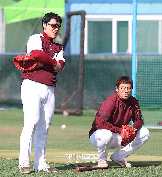 ▲ 박동원 이지영 ⓒ곽혜미 기자