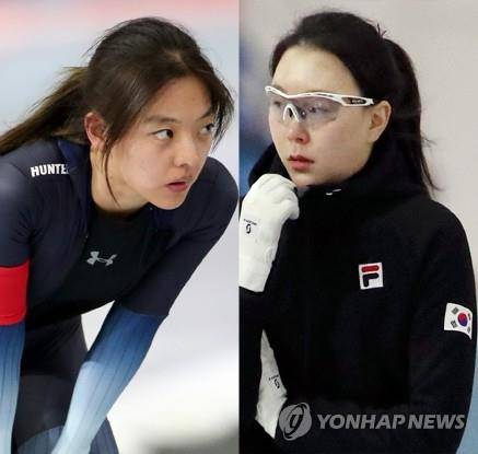 김보름(왼쪽), 노선영(오른쪽) [연합뉴스 자료사진]