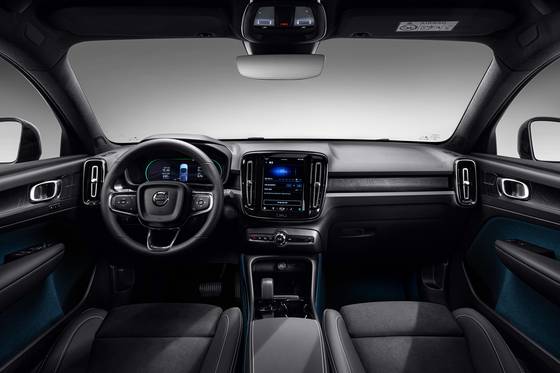 The inside of the Volvo C40 Recharge SUV [VOLVO CARS KOREA]
