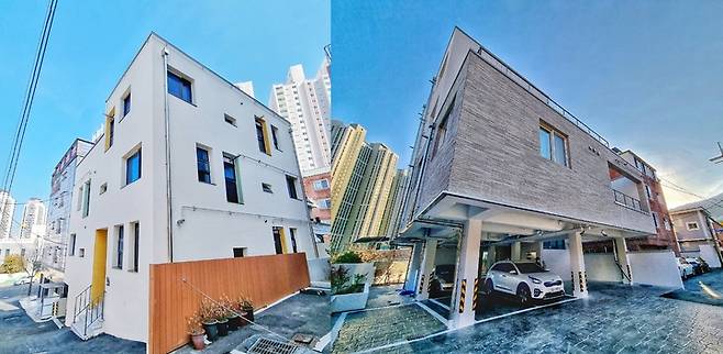 부산 연제구 청년매입임대주택(왼쪽)과 동구 청년매입임대주택. 부산도시공사 제공 *재판매 및 DB 금지