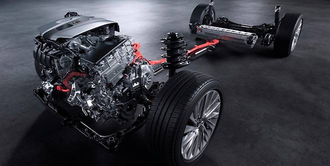 렉서스 ES300h의 하이브리드 시스템