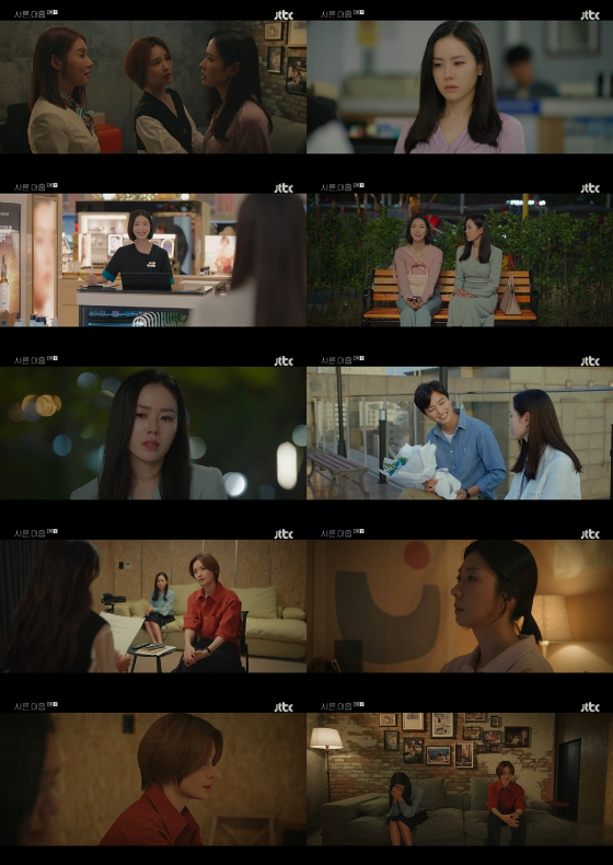 The three ratings of JTBCs drama Thirty, Nine (playplayed by Yoo Young-ah, director Kim Sang-ho, production JTBC Studio and Lotte Culture Works), which was broadcast on the 23rd, recorded 7.8% (based on paid households in the Nielsen Korea metropolitan area), and once again continued to rise unrelentingly, breaking its own record.In the third episode of Thirty, Nine, Jeong Chan-young made her eyes tear in the eyes of her sadly bowed heads as she noticed her condition while the lonely days of Cha Mi-jo (Son Ye-jin), who could not tell Jeong Chan-young (Jeun Mi-do) about her physical condition, continued.First, Cha Mi-jo, who learned about Chung Chan-youngs illness, was surrounded by extreme anxiety and sadness and showed unexpected behavior.It was not enough to go to Kim Jin-suk (this is life) of Chung Chan-youngs ex-lover and catch his neck.The unfamiliar images of Chamijo made Chung Chan-young shrink the anxiety that he could not know why.Then, the dangerous days of Cha Mi-jo, who did not catch up with how to tell Chung Chan-young and what to do first, began.Chamijo tried to consult with another Friend Jang Joo-hee (Kim Ji-hyun), but could not say anything to Jang Joo-hees confession that she still lives with anxiety due to her mother who had cancer in the past.Jang Joo-hee clearly felt a sadness in the appearance of Chamijos face, but there was no word.The situation of Jang Joo-hee, who had a frustrating feeling and a sad feeling of Cha Mi-jo, who could not be told, was only sad.Cha Mi-jo, who was in a lonely struggle alone, first confided in his heart, was none other than Sun-woo Kim (played by Yeon Woo-jin).He said, If you complain to a person who has no influence, it is cool to feel sick.Sun-woo Kim also led a slowing Chamijo, recommending a run across the cool night air.Cha Mi-jo, who ran according to his eyes, did not stop even when his breath was up to the end of his chin, and hot tears were flowing on his face.Thanks to Sun-woo Kim, Cha Mi-jo, who is a little skilled, hesitated for a while and confessed to Chung Chan-youngs condition.Cha Mi-jos expression, which conveys the existence of three friends as precious as his family and the fact that Chung Chan-young is the fourth stage of pancreatic cancer, was more stable than the first time he was shaken by anxiety.Chamijo, who finally came to Chung Chan-youngs lesson room with courage, felt sad when he saw Friend teaching Actor enthusiastically.Chung Chan-youngs eyes seemed strange to see Cha Mi-jo, who was cluttered without saying what to say.So, Chung Chan-young said, When a person dies, it changes. What is it that you have a disease to die?When Chamijo was furious with the word disease to die, Chung Chan-young said, Or did I twist?Cha Mi-jo could not tell the 4th pancreatic cancer, so he replaced it with the words to go to the hospital, but he was convinced that his condition would be the worst.Chamijo said, We will not do that to us, like his own spell. We are still in our thirties.I still have to play more, but her eyes were already filled with tears, and tears were gradually filled in the eyes of Chung Chan-young.And with the narration of Chamijo, We were only thirty end to meet the deep suffering of each others life and death, the third time of the nose ending with the end of Chamijo and the dull Chung Chan-young, who could not forget the words while shaking their heads.On the other hand, the show revealed the shocking privacy of Sun-woo Kims sister, Sohee, who was in the room salon when she thought she was doing well because she was independent.To make matters worse, Sun-woo Kims Friend accidentally witnessed this, and the trials to blow in front of his brother and sister are also foreseen.