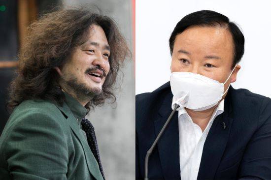 방송인 김어준 씨(왼쪽)와 김재원 국민의힘 최고위원. /사진=tbs, 연합뉴스