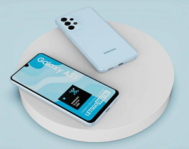 갤럭시A33 예상 이미지(사진=렛츠고디지털)