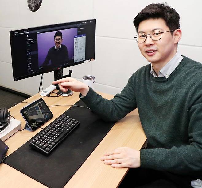 지난달 서울 강남구 엘리스 스튜디오에서 만난 김재원 대표는“플랫폼을 통해 개발자를 구하려는 기업들과 구직자 간 미스매치를 해소하겠다”고 말했다. /남강호 기자