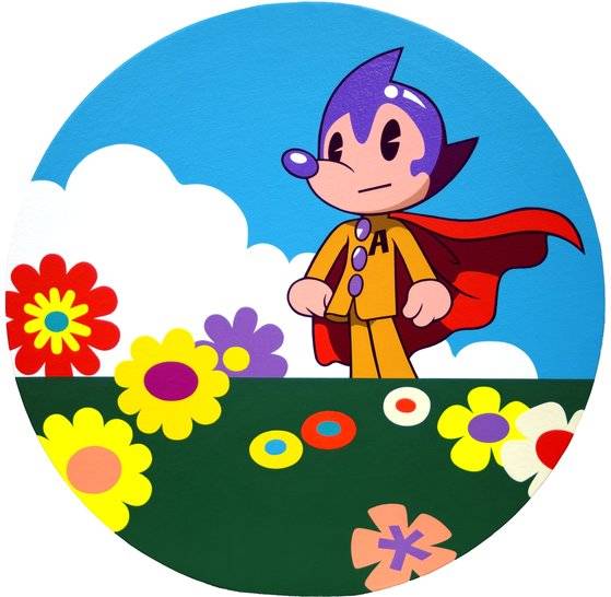 이동기 작가의 ‘꽃밭’.