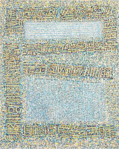 이성자 `샘물의 신비`(162.2×130.3㎝). [사진 제공 = 케이옥션]