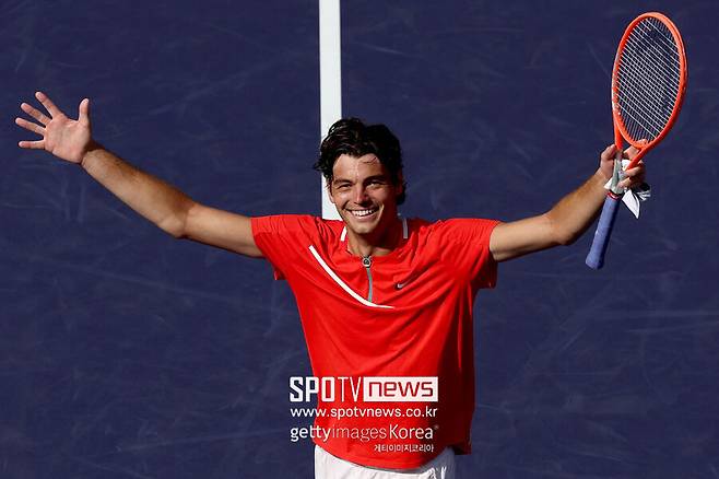 ▲ 2022년 ATP 투어 BNP 파리바 오픈 결승전에서 라파엘 나달을 꺾고 우승한 테일러 프리츠