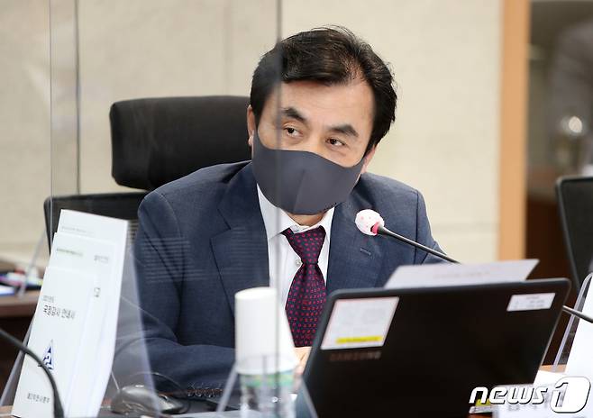 안규백 더불어민주당 의원. 2021.10.8/뉴스1 © News1 공정식 기자