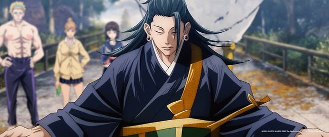 [서울=뉴시스] 일본 애니메이션 '극장판 주술회전 0'의 한 장면. *재판매 및 DB 금지