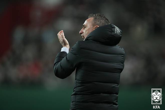 파울루 벤투 남자 축구대표팀 감독. 대한축구협회 제공