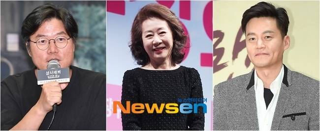 왼쪽부터 나영석, 윤여정, 이서진/뉴스엔DB