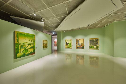 ‘리조이스: 추상의 표정’ 전 전경(사진=롯데갤러리).