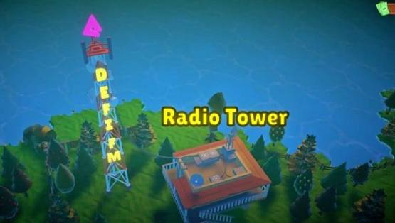 디파이 랜드 내 오디우스 FM 라디오 타워 / 이미지=오디우스