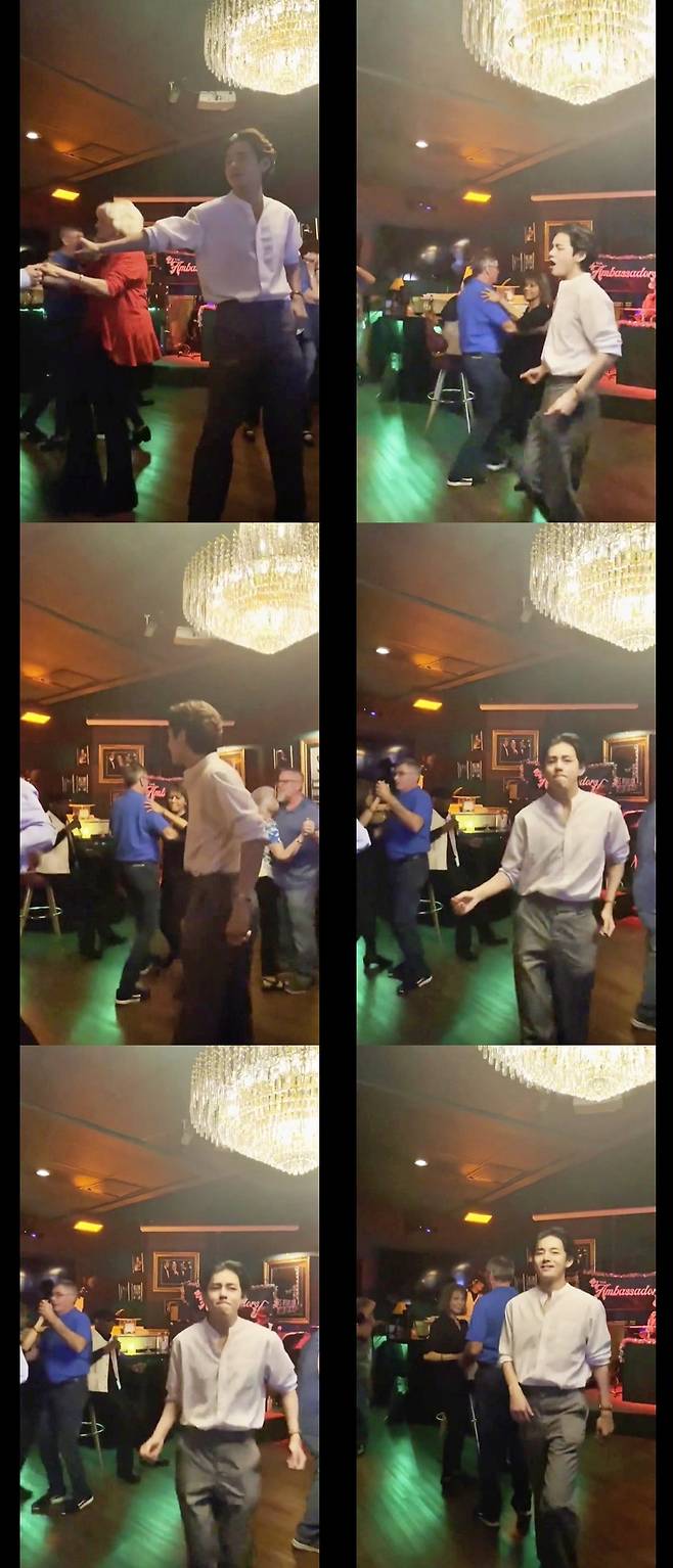 방탄소년단 뷔, 美 재즈클럽 영화 같은 댄스 영상.."Shall we dance?"