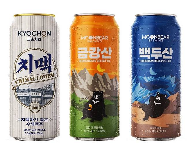 수제 캔맥주 3종ⓒ교촌에프앤비