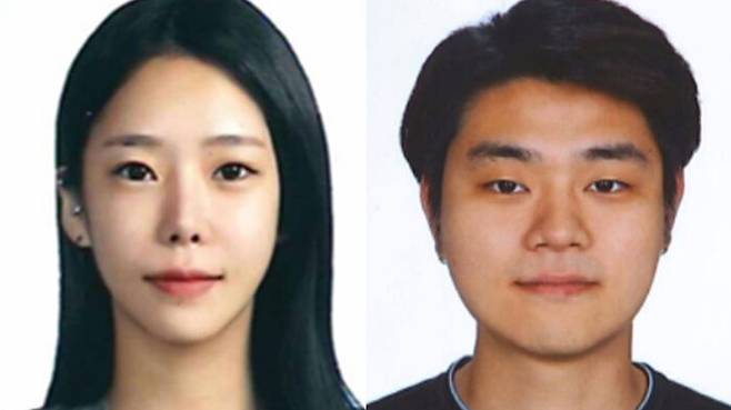 '가평 계곡 남편 살인 사건' 용의자 이은해(오른쪽)와 조현수(왼쪽). (사진=온라인 커뮤니티)