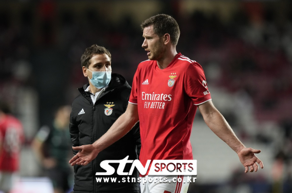 SL 벤피카 수비수 얀 베르통언. 사진｜뉴시스/AP