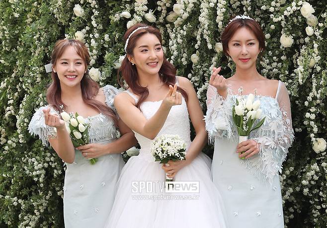 ▲ S.E.S. 유진, 바다, 슈(왼쪽부터). ⓒ곽혜미 기자