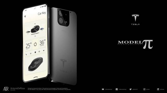 디자인스튜디오ADR이 제작한 테슬라 파이폰 렌더링 이미지. <사진출처=ADR홈페이지>