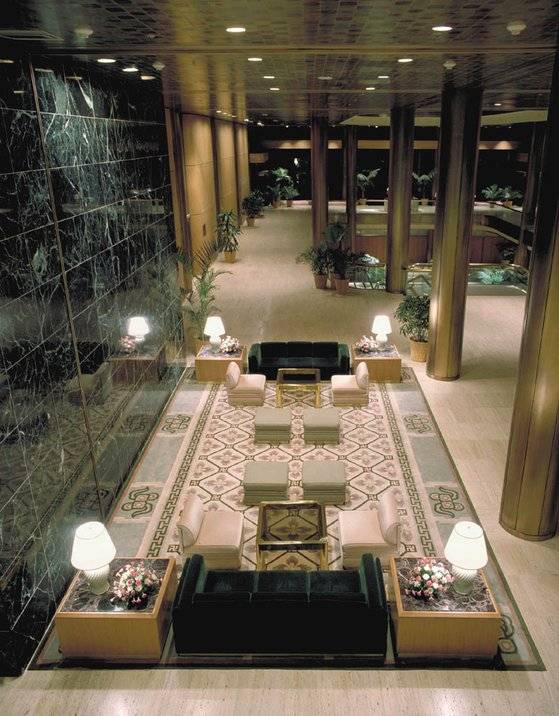 힐튼호텔 내부 모습. [사진 서울건축]