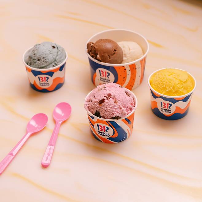 전체 아이스크림 시장은 쪼그라드는 가운데 프리미엄 아이스크림 수요는 증가하고 있다. 사진은 배스킨라빈스 아이스크림./사진제공=배스킨라빈스