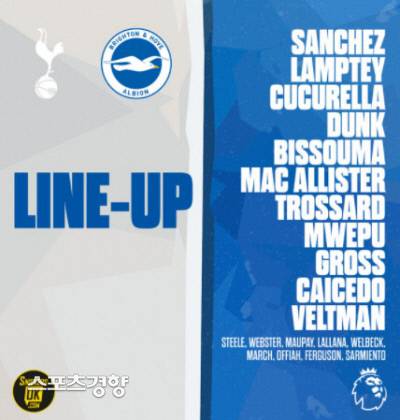 사진. 브라이튼 SNS 캡처