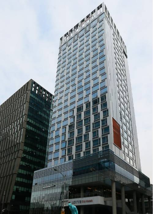 장교동 22-22번지 일대의 현재 모습. '롯데시티호텔 명동'이 들어서 있다. 연합뉴스