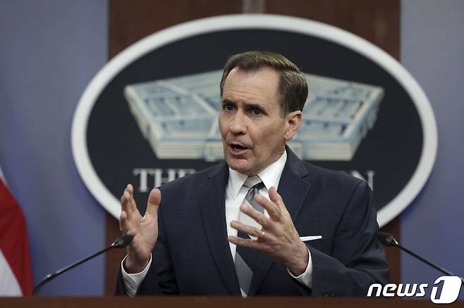 존 커비 미국 국방부 대변인. © AFP=뉴스1 © News1 우동명 기자