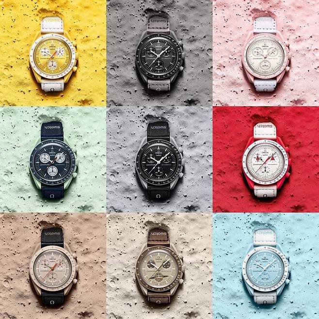 오메가와 스와치가 협업해 만든 시계 '문스와치' (스와치그룹코리아 제공)/뉴스1