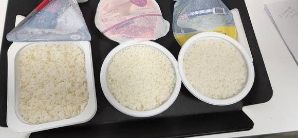 (왼쪽부터) 하림 더 미식 백미밥, CJ제일제당 햇반, 오뚜기 오뚜기밥 제품 [사진=김승권 기자]