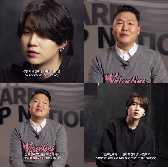 싸이가 정규 9집 타이틀곡을 방탄소년단 슈가와 공동 프로듀싱했다. /피네이션 제공