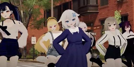 지난해 말 데뷔한 6인조 가상 걸그룹 '이세계 아이돌'(이세돌)은 음원 사이트 1위, 뮤직비디오 조회 수 580만회의 기록을 세웠다. [사진 유튜브 캡처]