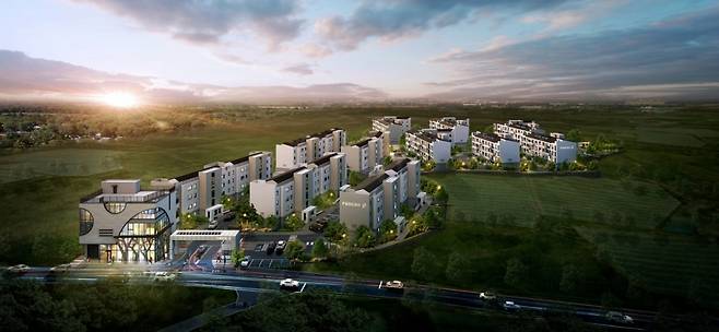 제주 푸르지오 더 퍼스트 야경투시도 /사진=대우건설