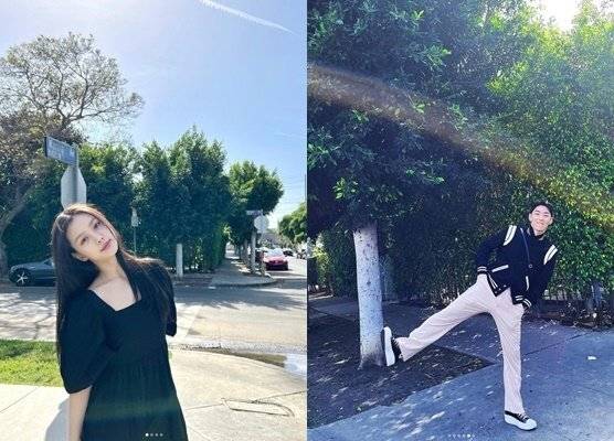 고민시·그레이 인스타그램 캡처