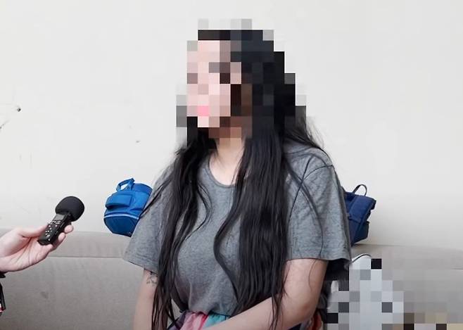 유튜브 채널 '성제준TV'에 출연한 정유라씨. /성제준TV 영상