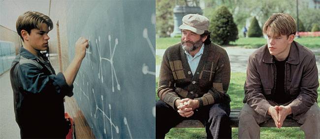 영화 ‘굿 윌 헌팅’ 장면들. 사진 IMDB