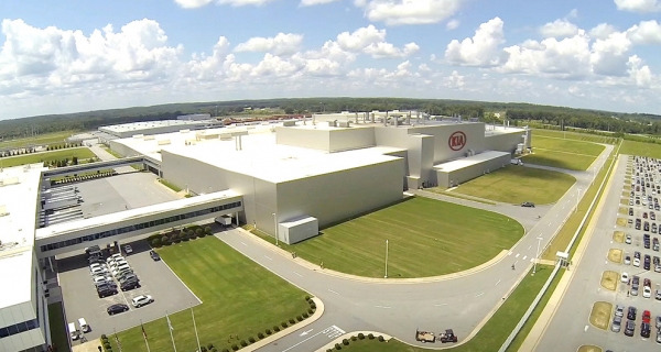 Kia"s manufacturing plant in Georgia. [Photo by Kia Corp.]