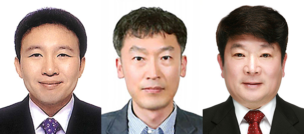 사진 왼쪽부터 안상욱, 김영목, 오정환 교수