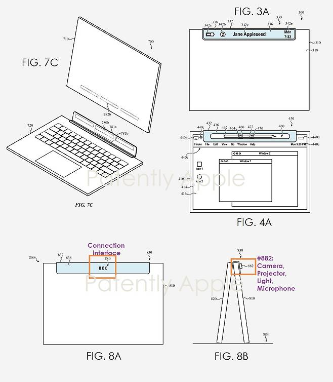 애플의 아이패드 관련 특허.파텐틀리애플