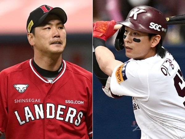 SSG 김광현(왼쪽), 키움 이정후. 스포츠동아DB