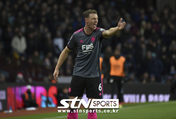 레스터 시티 센터백 조니 에반스. 사진｜뉴시스/AP