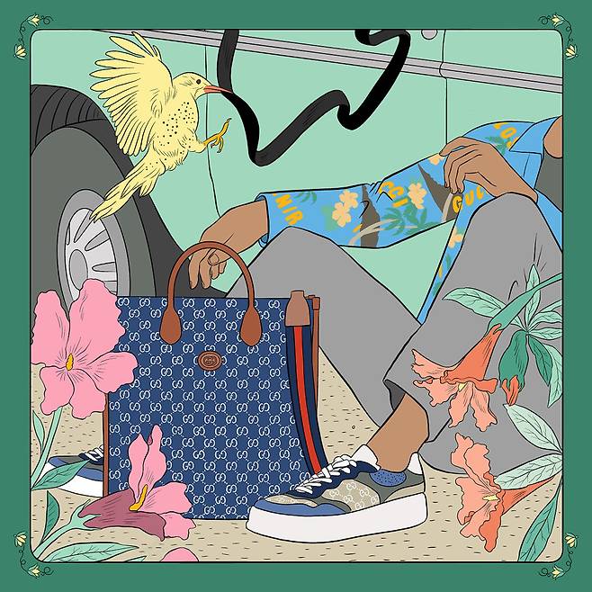 사진 : 구찌(Gucci) '구찌 블루밍 러브(Gucci Blooming Love)' 컬렉션 (사진제공 : 구찌)