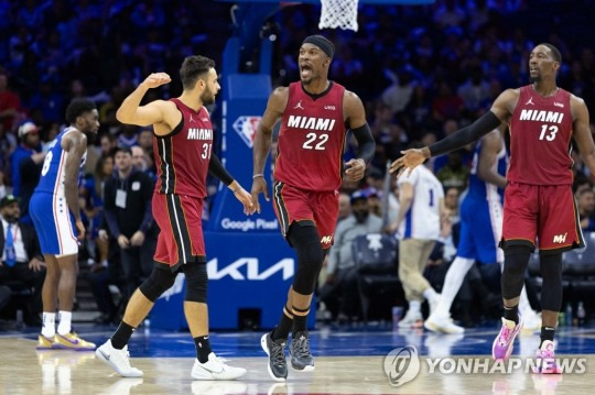 NBA 동부 결승 진출한 마이애미 히트
[USA TODAY Sports=연합뉴스]