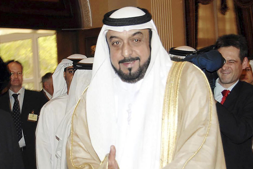 셰이크 할리파 빈 자예드 알 나흐얀 아랍에미리트(UAE) 아부다비 대통령. AP연합뉴스