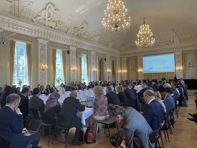 지난 12~13일(현지시간) 덴마크 코펜하겐에서 '5월 기후변화 각료급 회의'가 열렸다.(외교부 제공)© 뉴스1